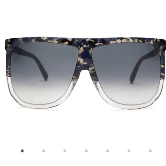 Loewe Oversized‎ Shield Sunglasses Black Tortoise Frames New Retro Visor main image 8